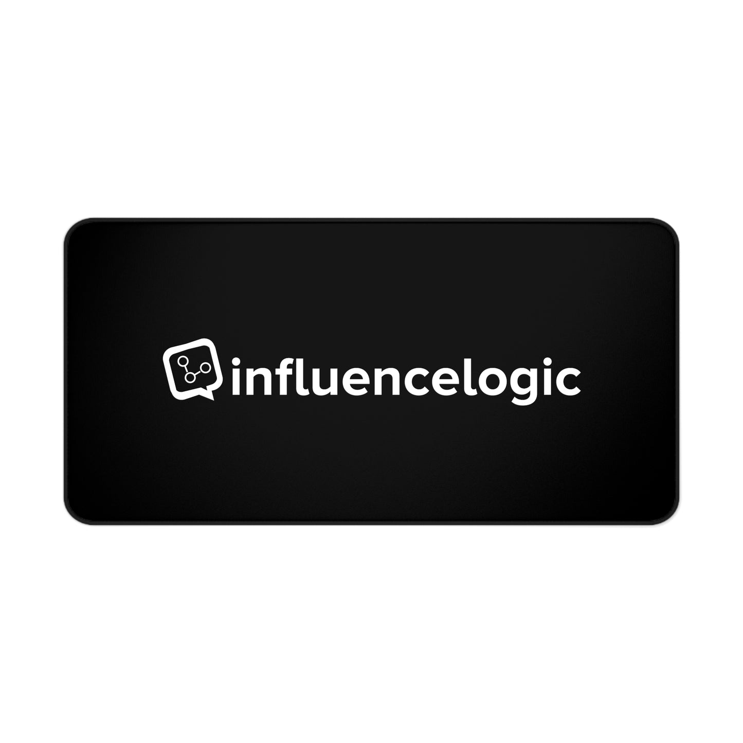 InfluenceLogic Black Desk Mat