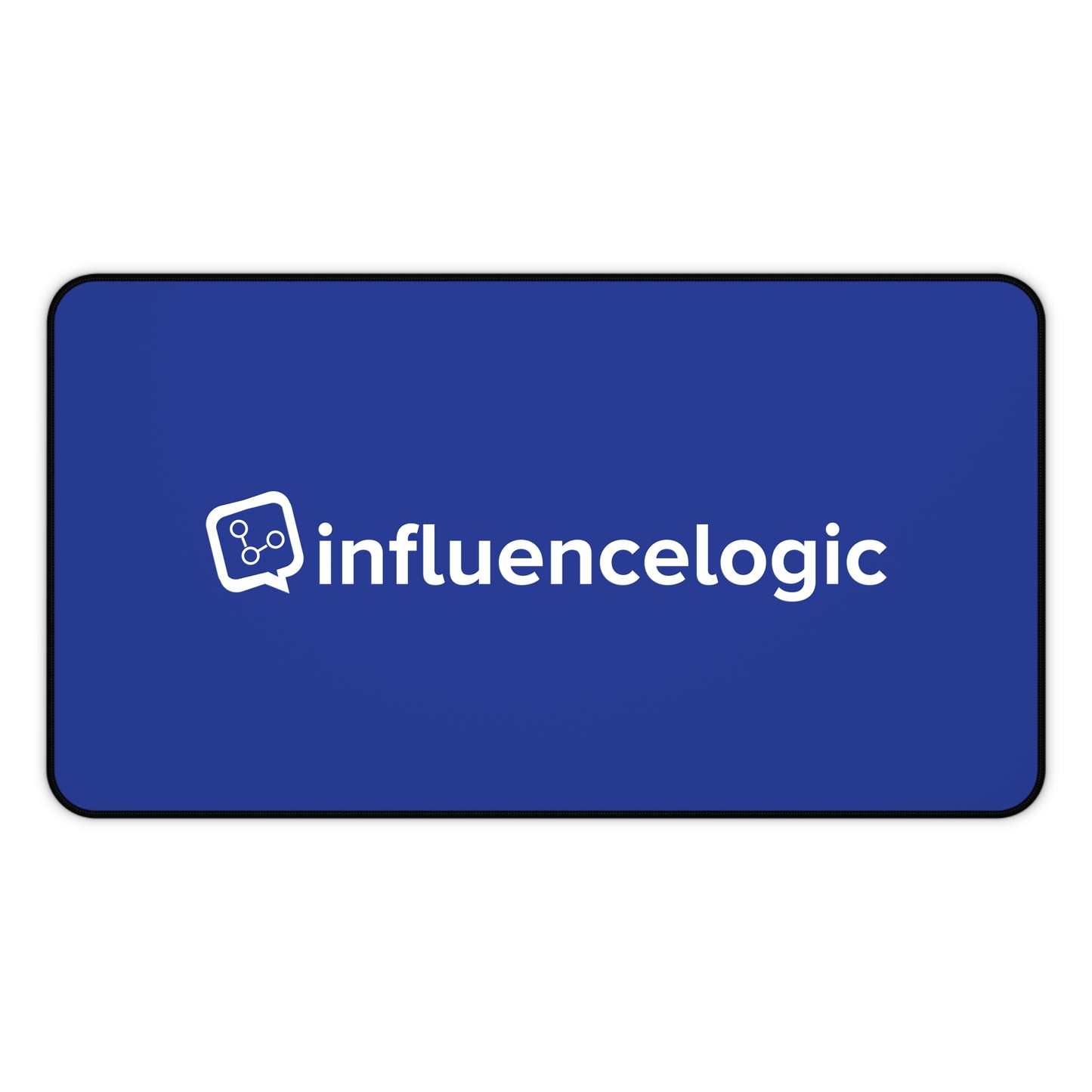 InfluenceLogic Blue Desk Mat