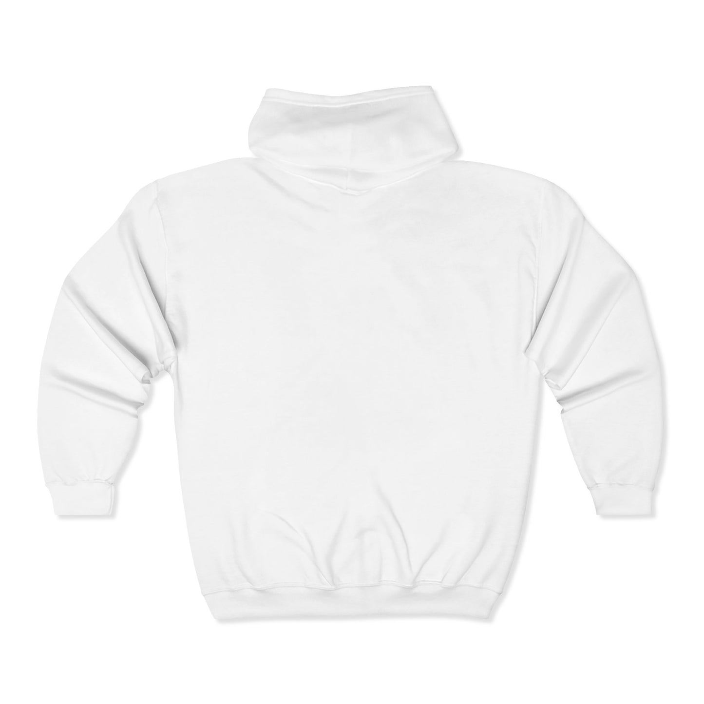 InfluenceLogic White Unisex Heavy Blend™ Full Zip Hooded Sweatshirt