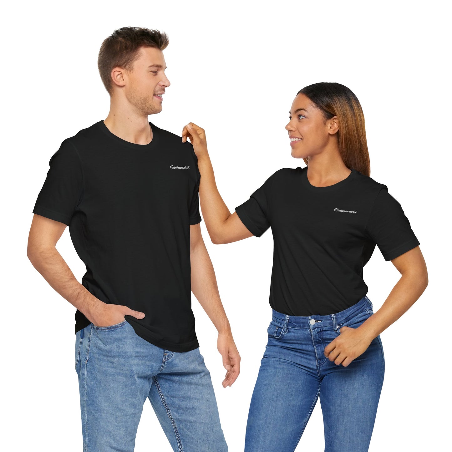 Black InfluenceLogic Logo T-Shirt