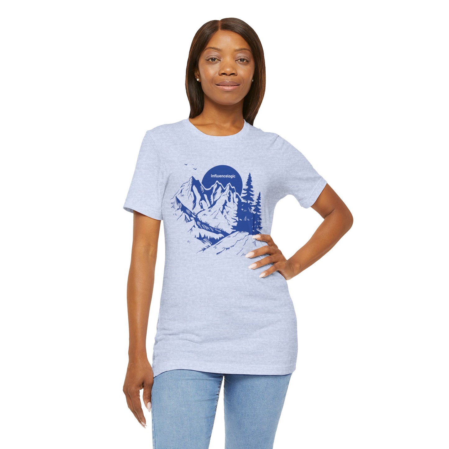 Unisex Jersey Short Sleeve Tee InfluenceLogic Logo