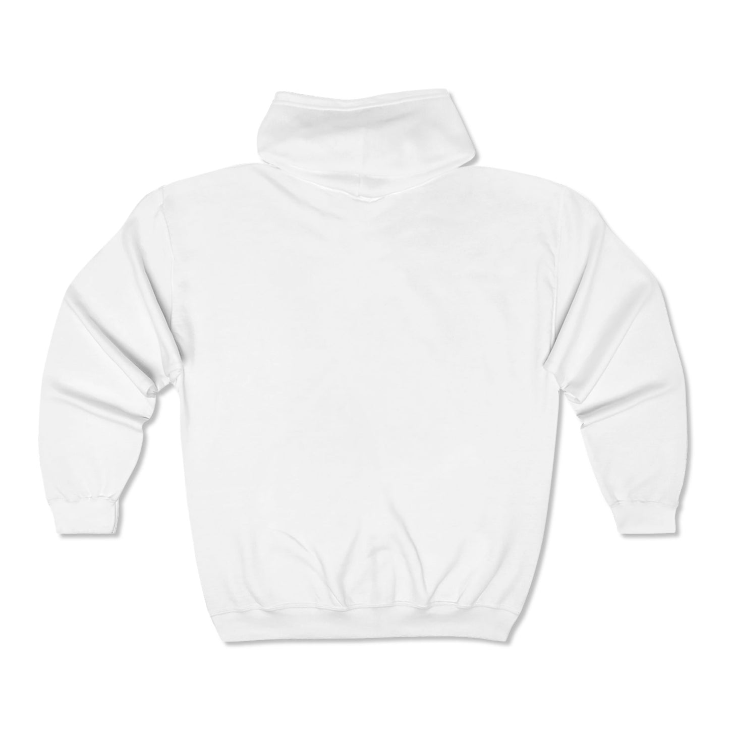 InfluenceLogic White Unisex Heavy Blend™ Full Zip Hooded Sweatshirt