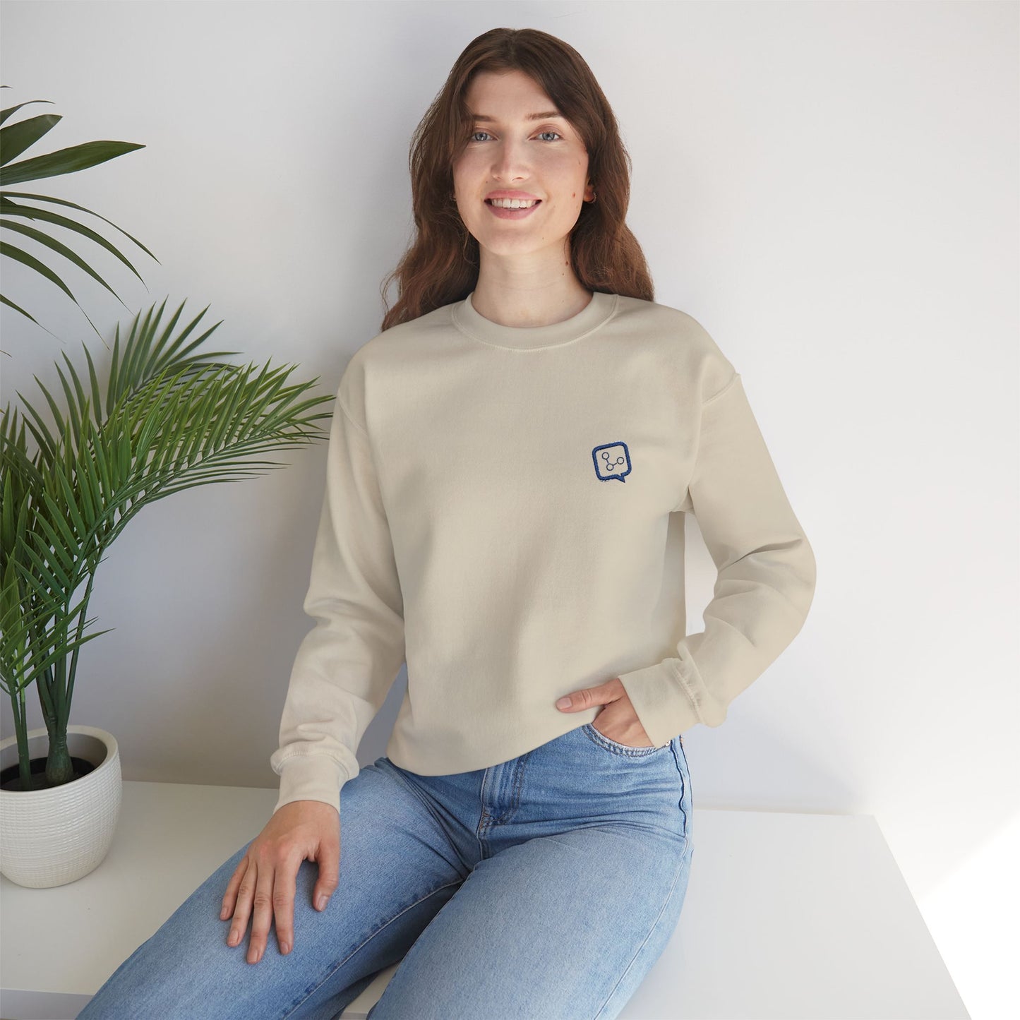 InfluenceLogic Unisex Heavy Blend™ Crewneck Sweatshirt (Embroidered)