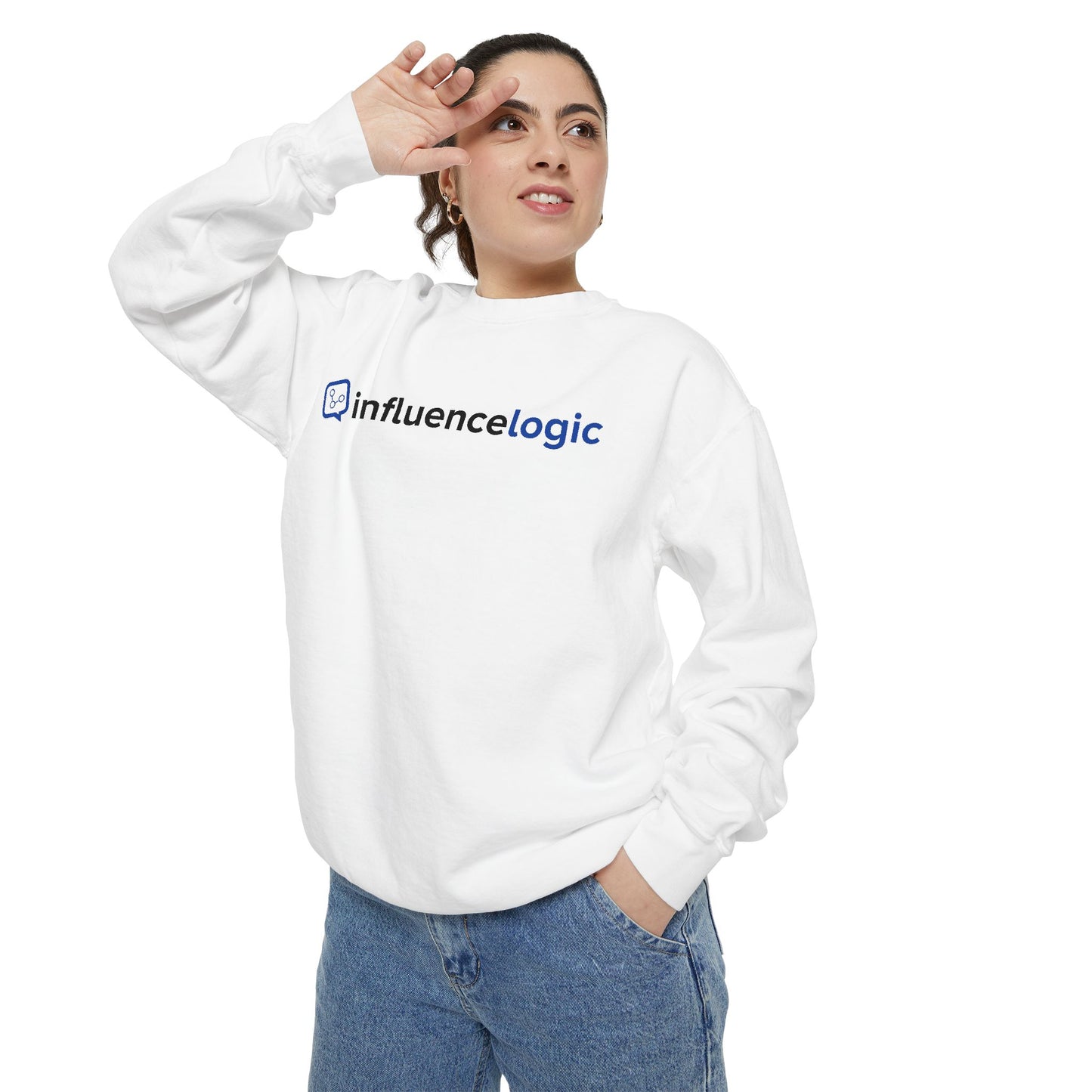 InfluenceLogic Unisex Garment-Dyed Sweatshirt
