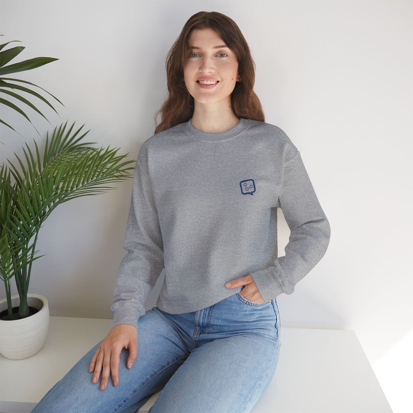 InfluenceLogic Unisex Heavy Blend™ Crewneck Sweatshirt (Embroidered)
