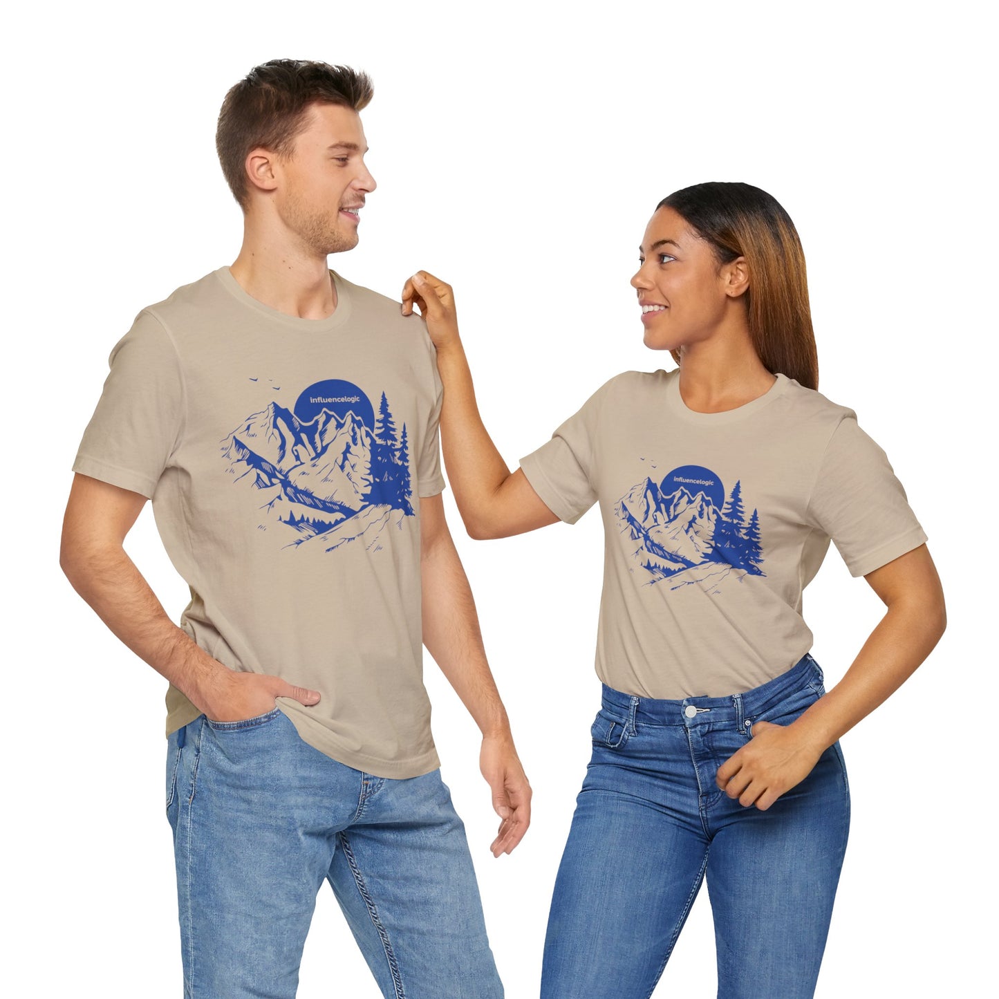 Unisex Jersey Short Sleeve Tee InfluenceLogic Logo