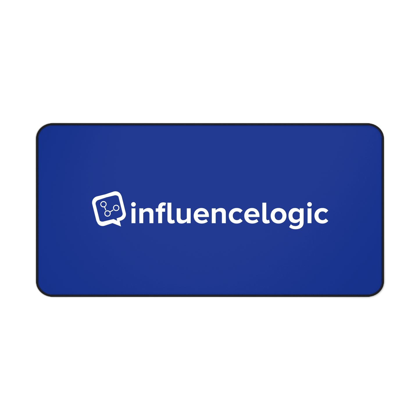 InfluenceLogic Blue Desk Mat