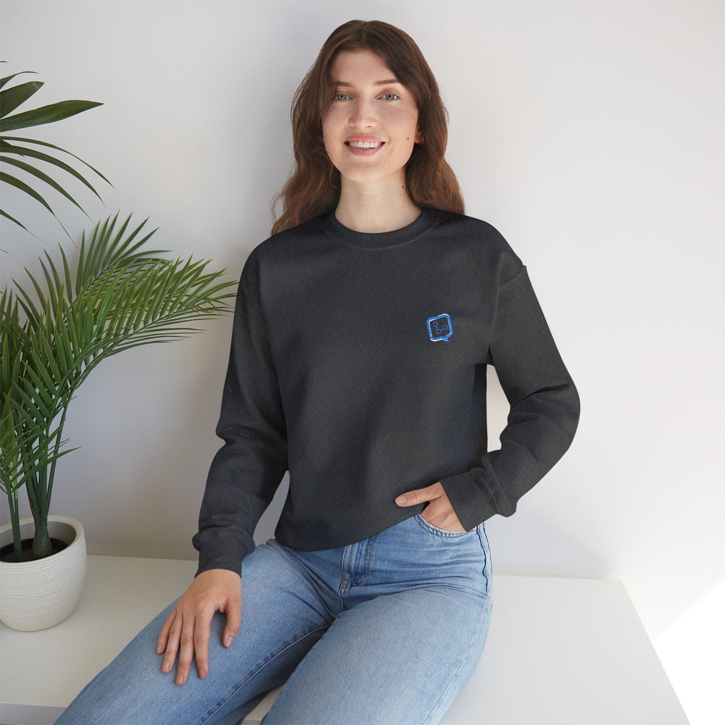 InfluenceLogic Unisex Heavy Blend™ Crewneck Sweatshirt (Embroidered)