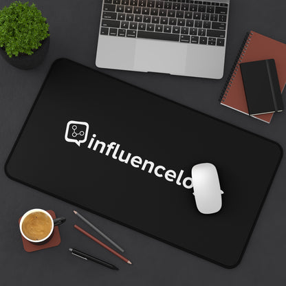 InfluenceLogic Black Desk Mat