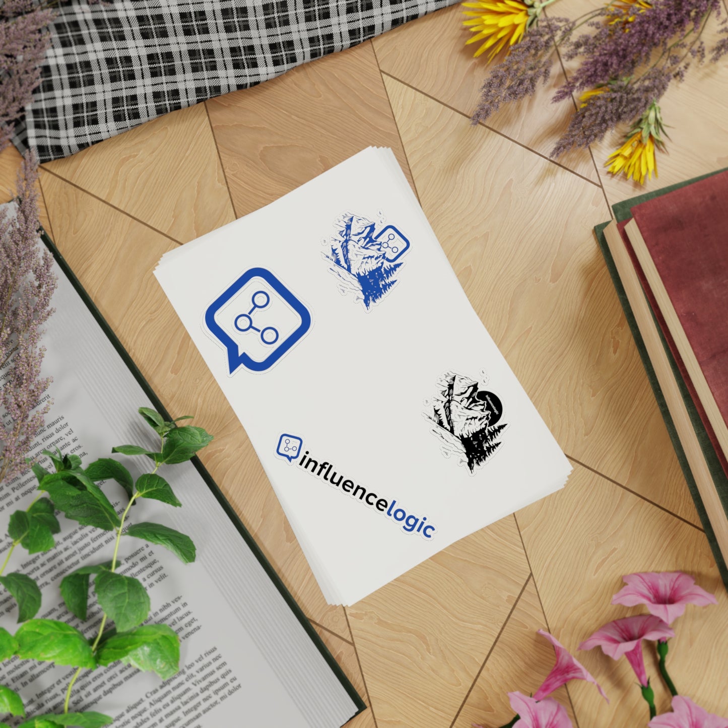 InfluenceLogic Sticker Sheet Bundle, 5pcs