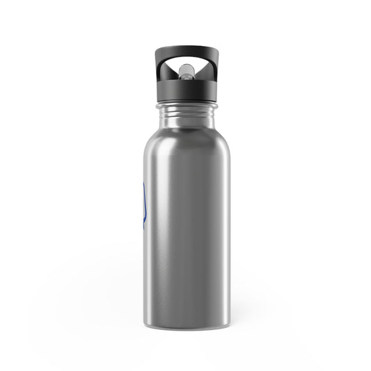 InfluenceLogic Stainless Steel Water Bottle With Straw, 20oz