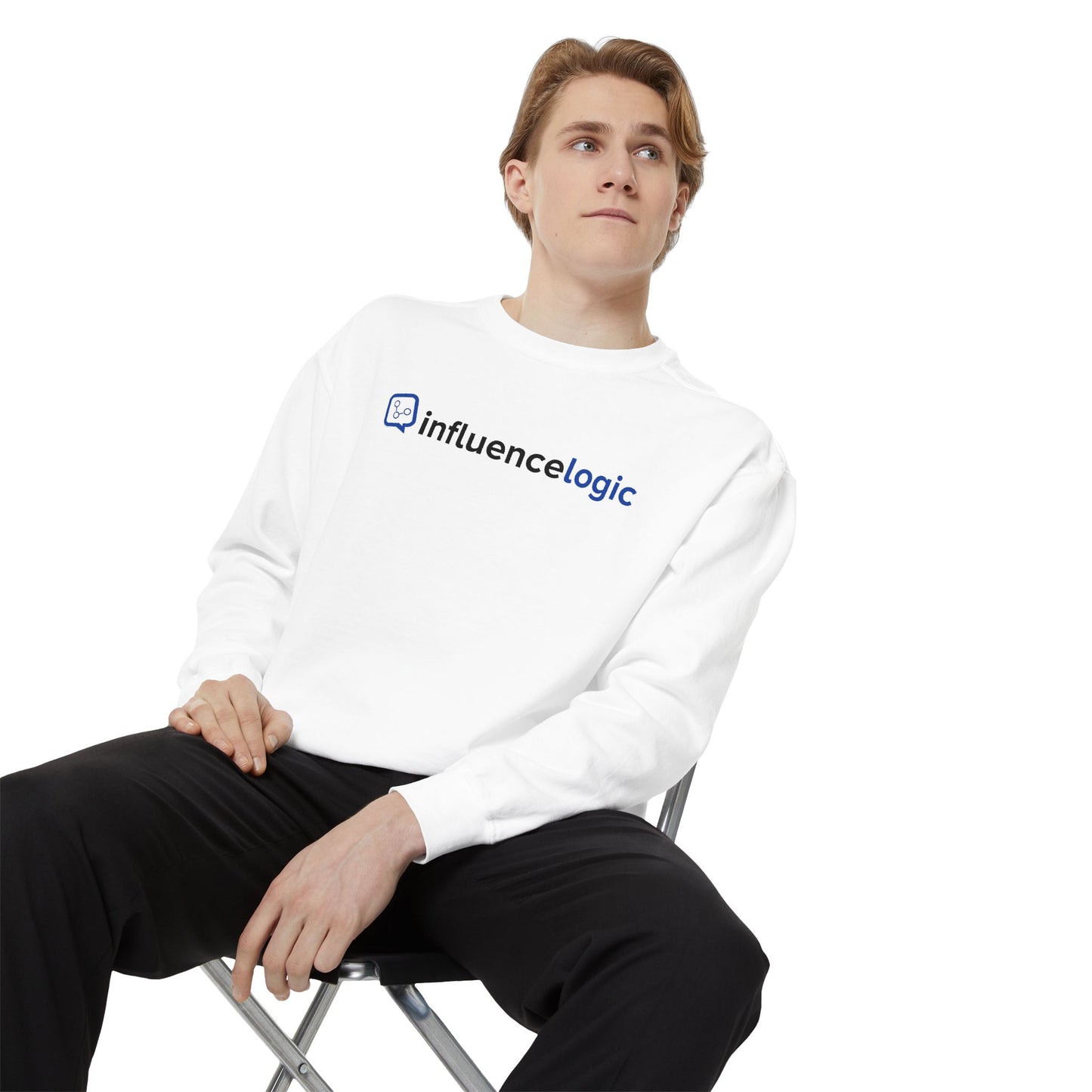 InfluenceLogic Unisex Garment-Dyed Sweatshirt