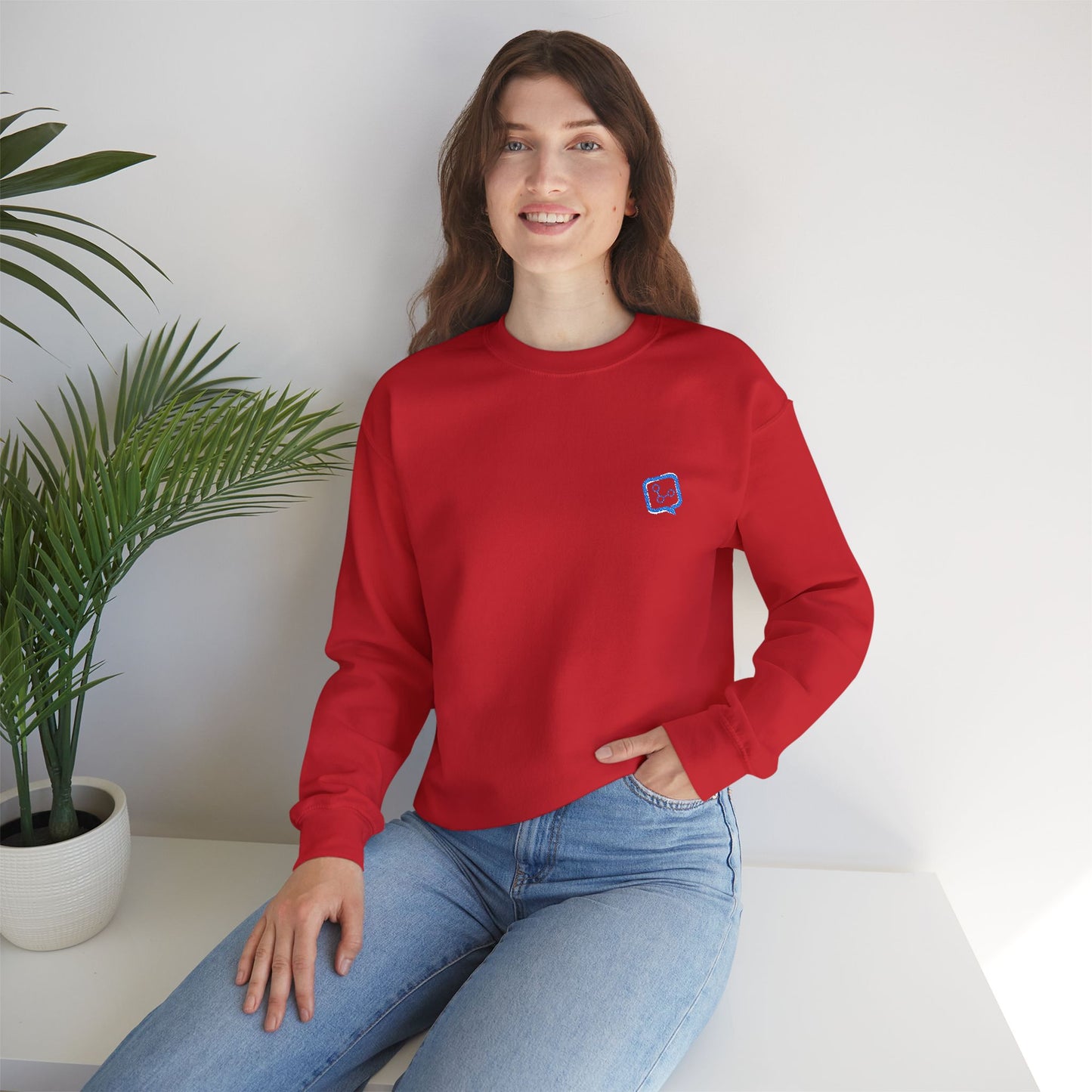 InfluenceLogic Unisex Heavy Blend™ Crewneck Sweatshirt (Embroidered)