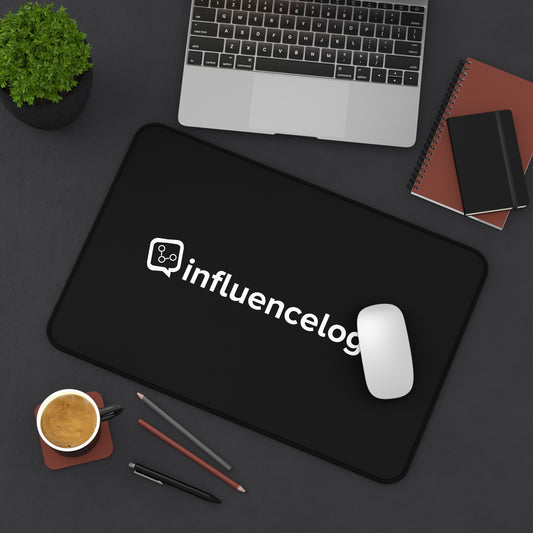 InfluenceLogic Black Desk Mat