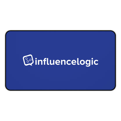 InfluenceLogic Blue Desk Mat
