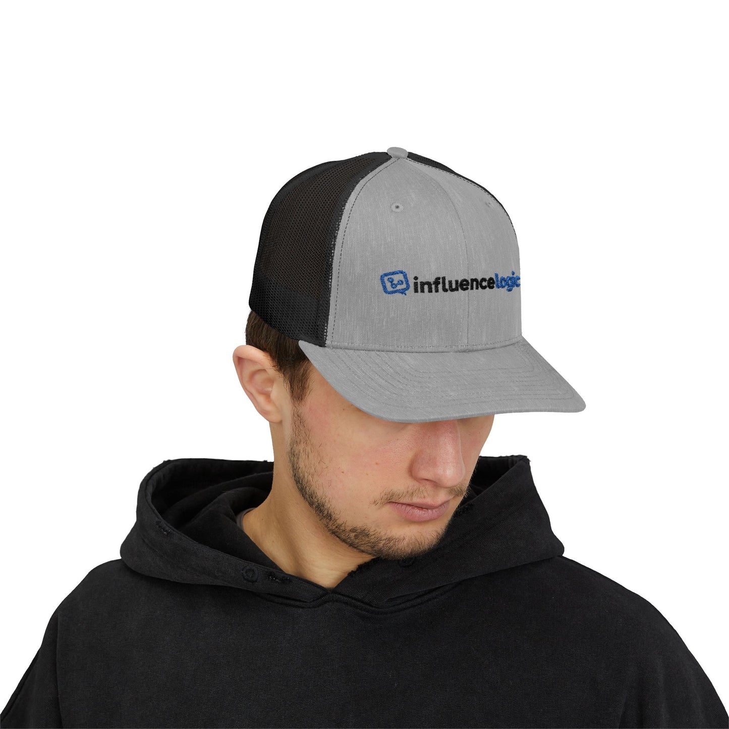 InfluenceLogic Snapback Trucker Cap (Embroidered)