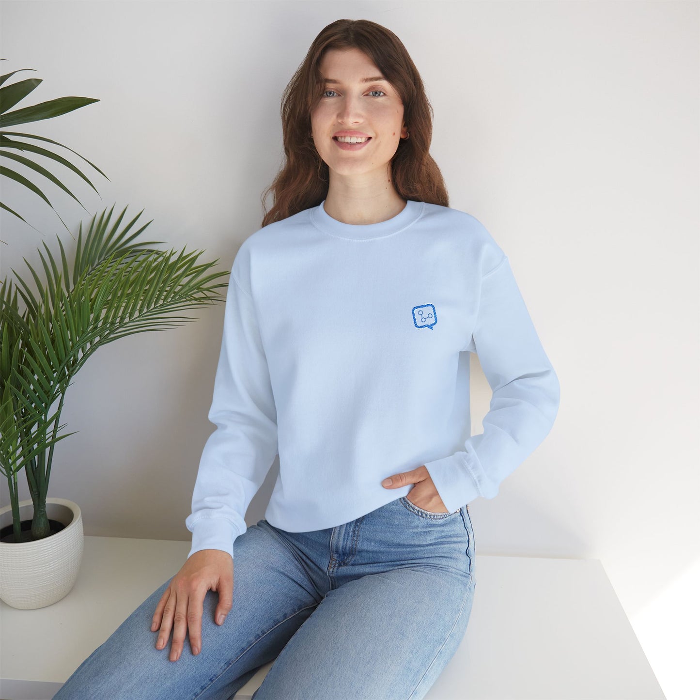 InfluenceLogic Unisex Heavy Blend™ Crewneck Sweatshirt (Embroidered)