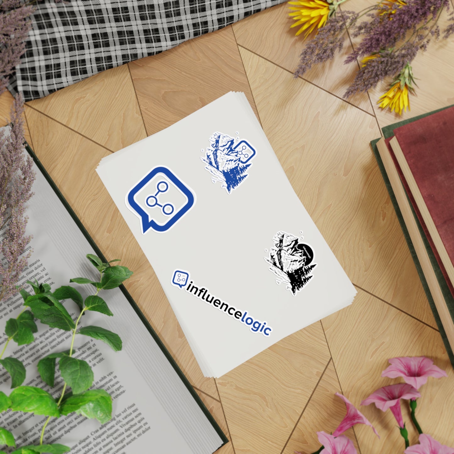 InfluenceLogic Sticker Sheet Bundle, 5pcs