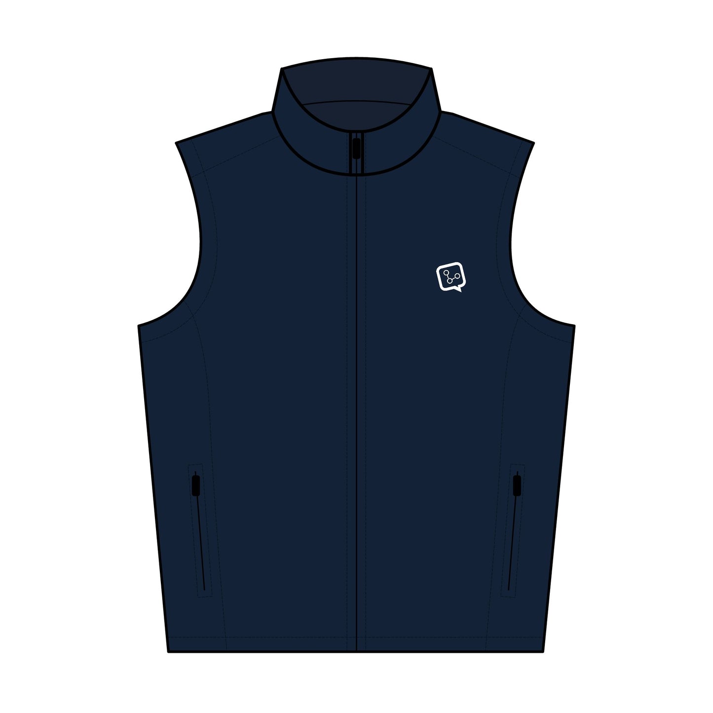 InfluenceLogic Men's Core Soft Shell Vest (Embroidery)