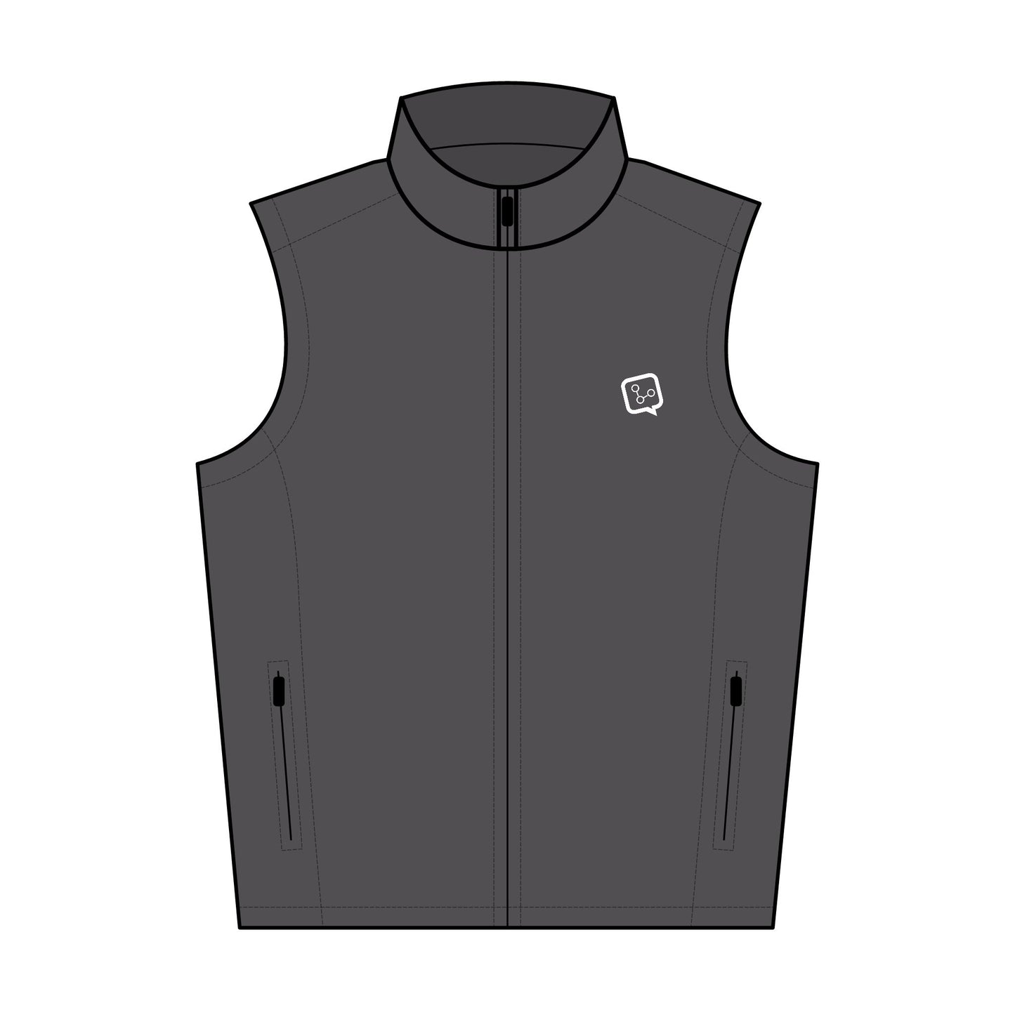 InfluenceLogic Men's Core Soft Shell Vest (Embroidery)