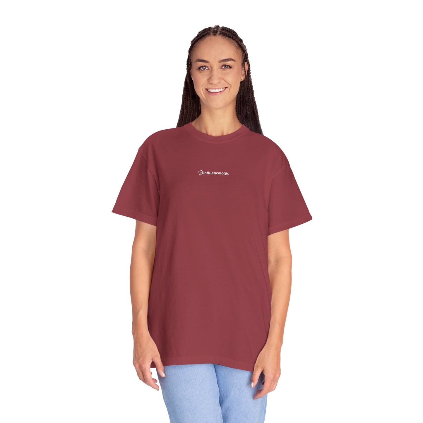 InfluenceLogic Centered Micro Logo Tee