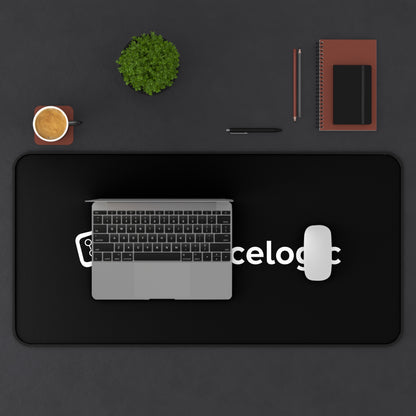 InfluenceLogic Black Desk Mat