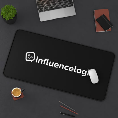 InfluenceLogic Black Desk Mat