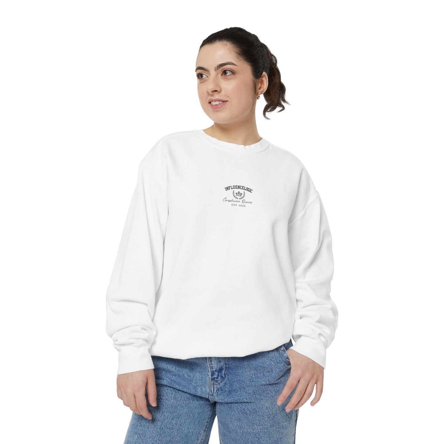 Compliance Queens Micro Logo Sweatshirt