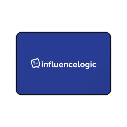 InfluenceLogic Blue Desk Mat